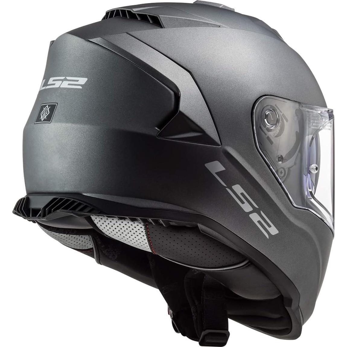 Casco LS2 Assault Full Face Motocicleta KPA Titanio Mate