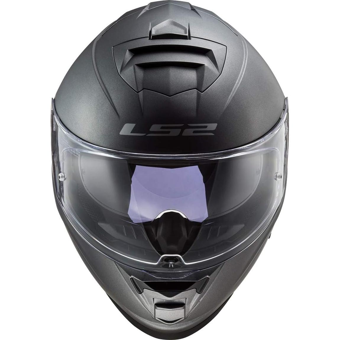 Casco LS2 Assault Full Face Motocicleta KPA Titanio Mate