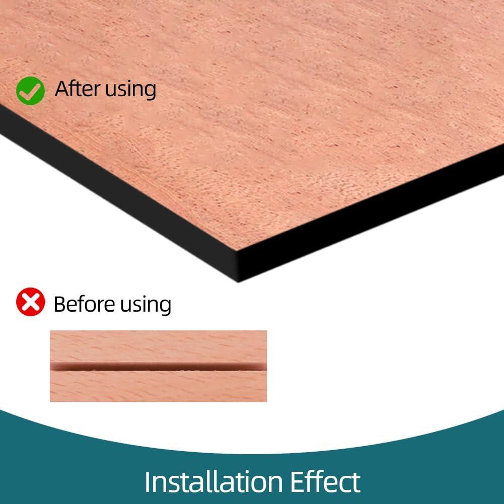 Moldura de goma T Tintvent 1/2" (8 m) negra para bricolaje