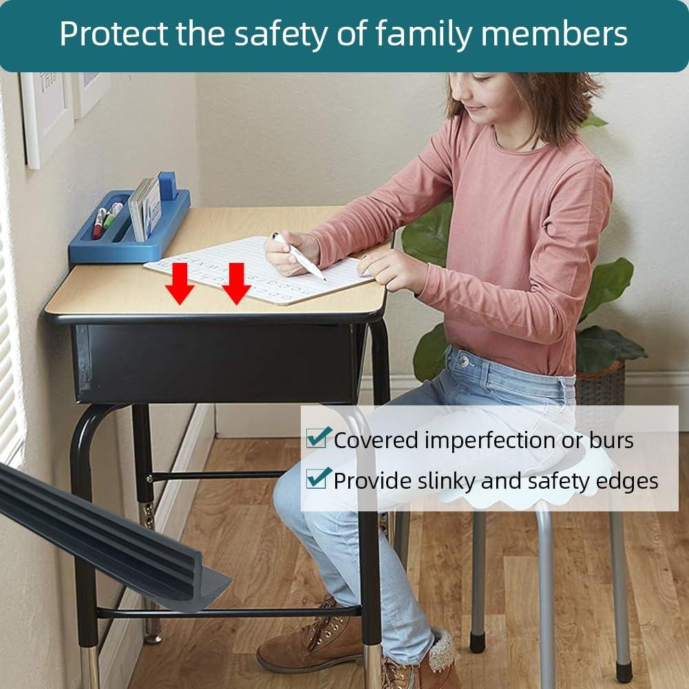 Moldura de goma T Tintvent 1/2" (8 m) negra para bricolaje