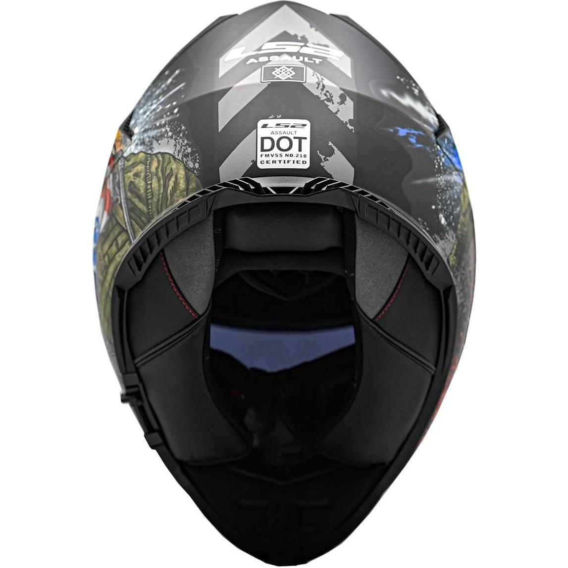 Casco LS2 Helmets Assault Full Face KPA con Visera Solar
