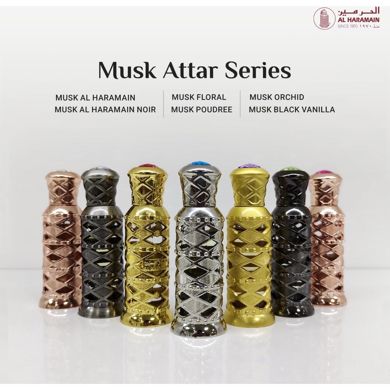 Aceite de Perfume Concentrado Al Haramain Musk Black Vanilla 11.34 ml