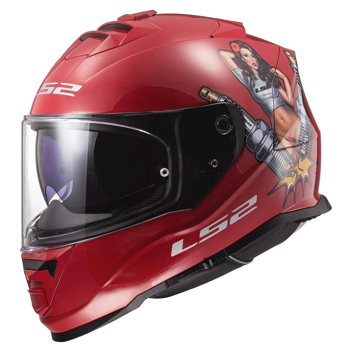 Casco LS2 Helmets Assault Full Face Rojo Chile XX-Large