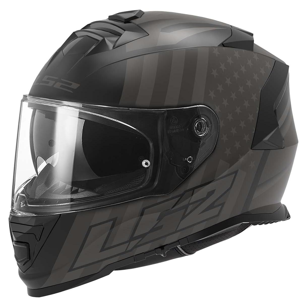 Casco LS2 Helmets Assault Full Face Negro Mate Mediano