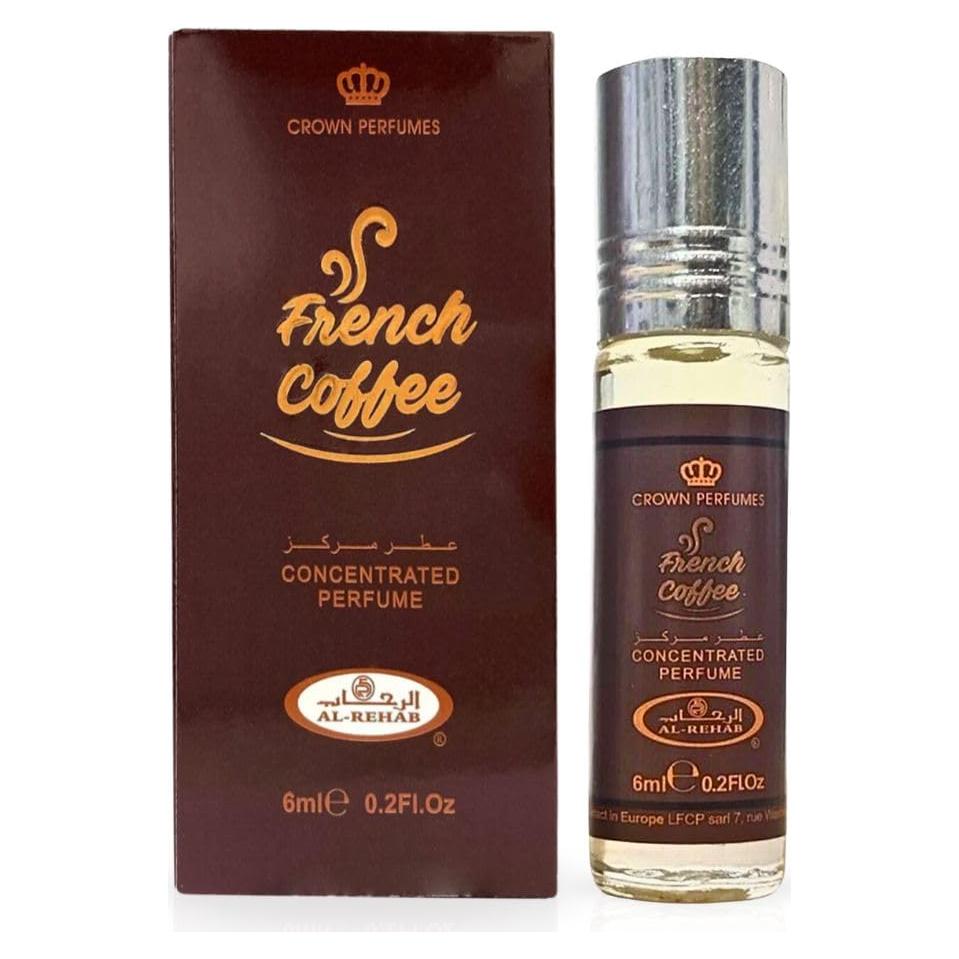 Aceite de Perfume Al-Rehab Café Francés 6ML para Mujeres