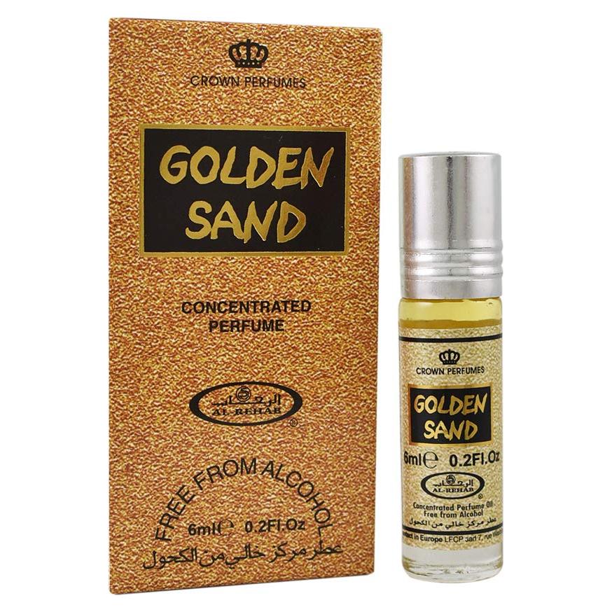 Aceite de Perfume Concentrado Arena Dorada Al Rehab 6 ml 2 Pack