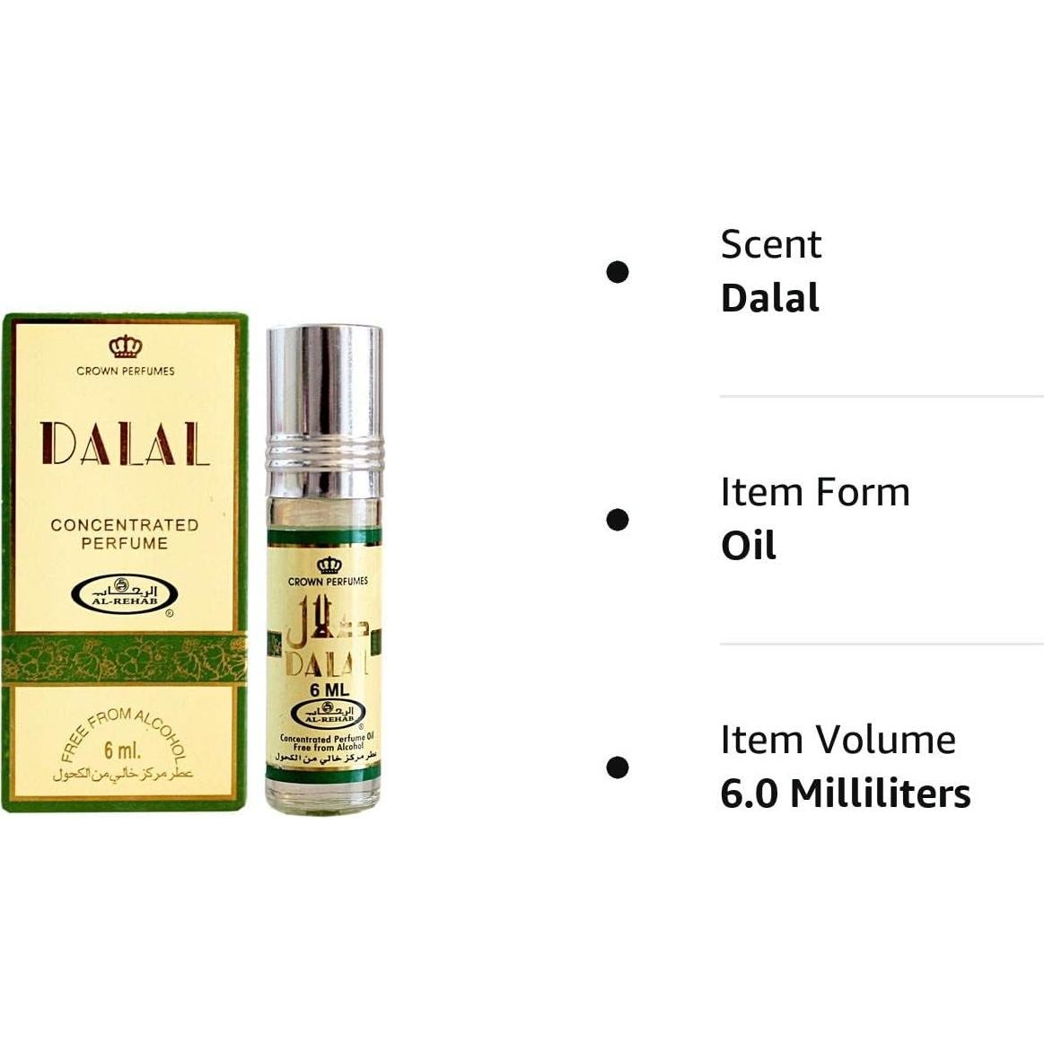 Aceite de Perfume Concentrado Al-Rehab Dalal 6 ml