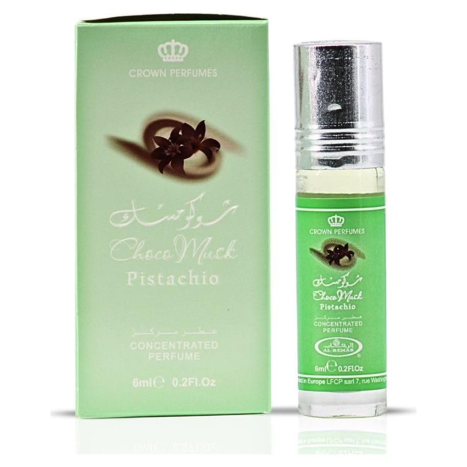 Aceite de Perfume Al-Rehab Choco Musk Pistachio 6ml - Aroma Dulce