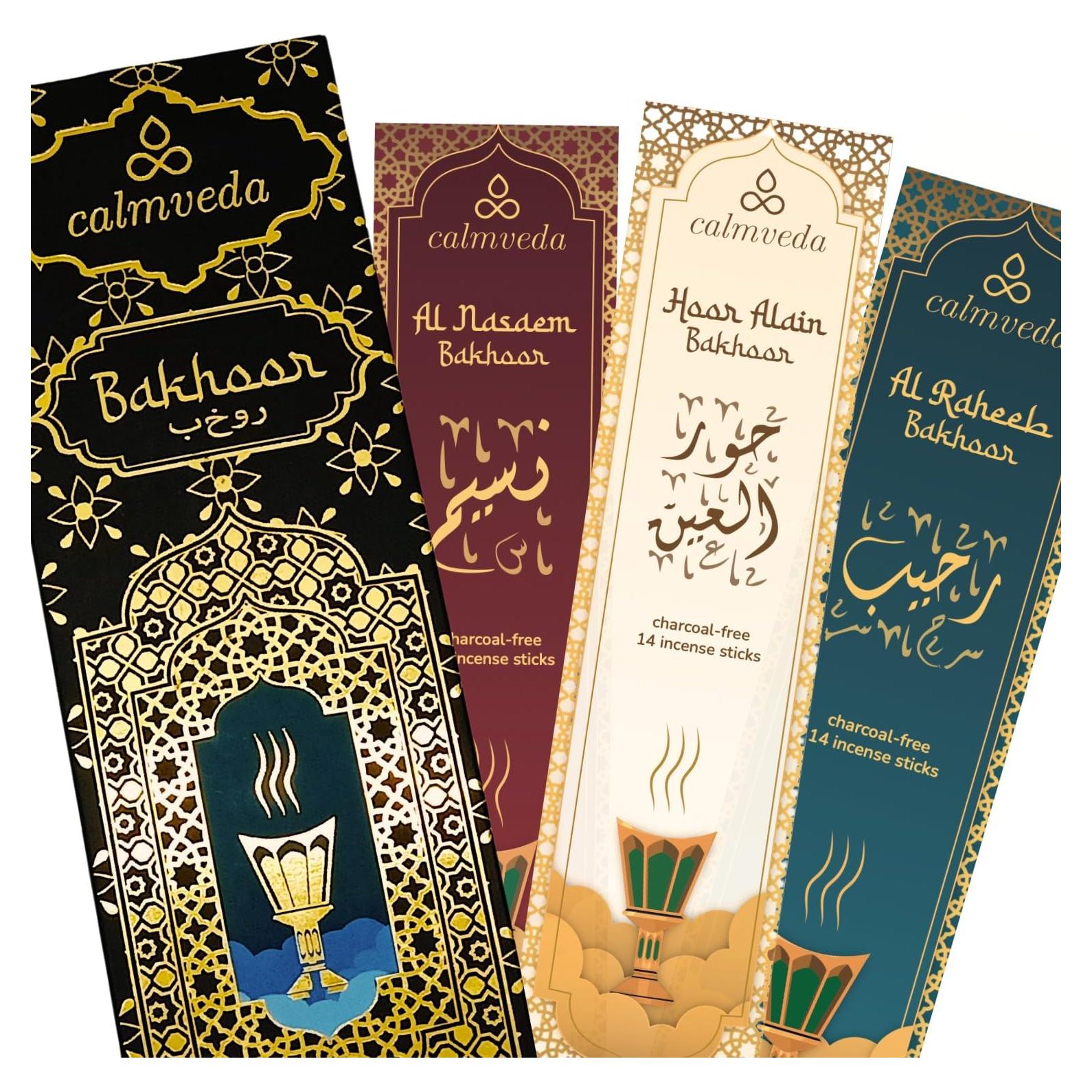 Incienso en Varitas Calmveda Bakhoor Oud Árabe - 45 Varitas