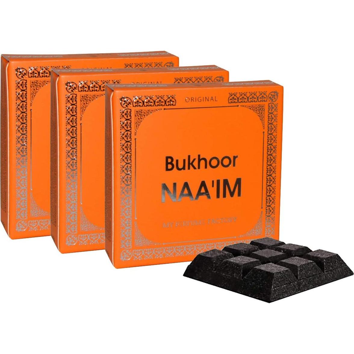 Incienso Bakhoor ARABIYAT Naaim 3 Paquete Sándalo Natural