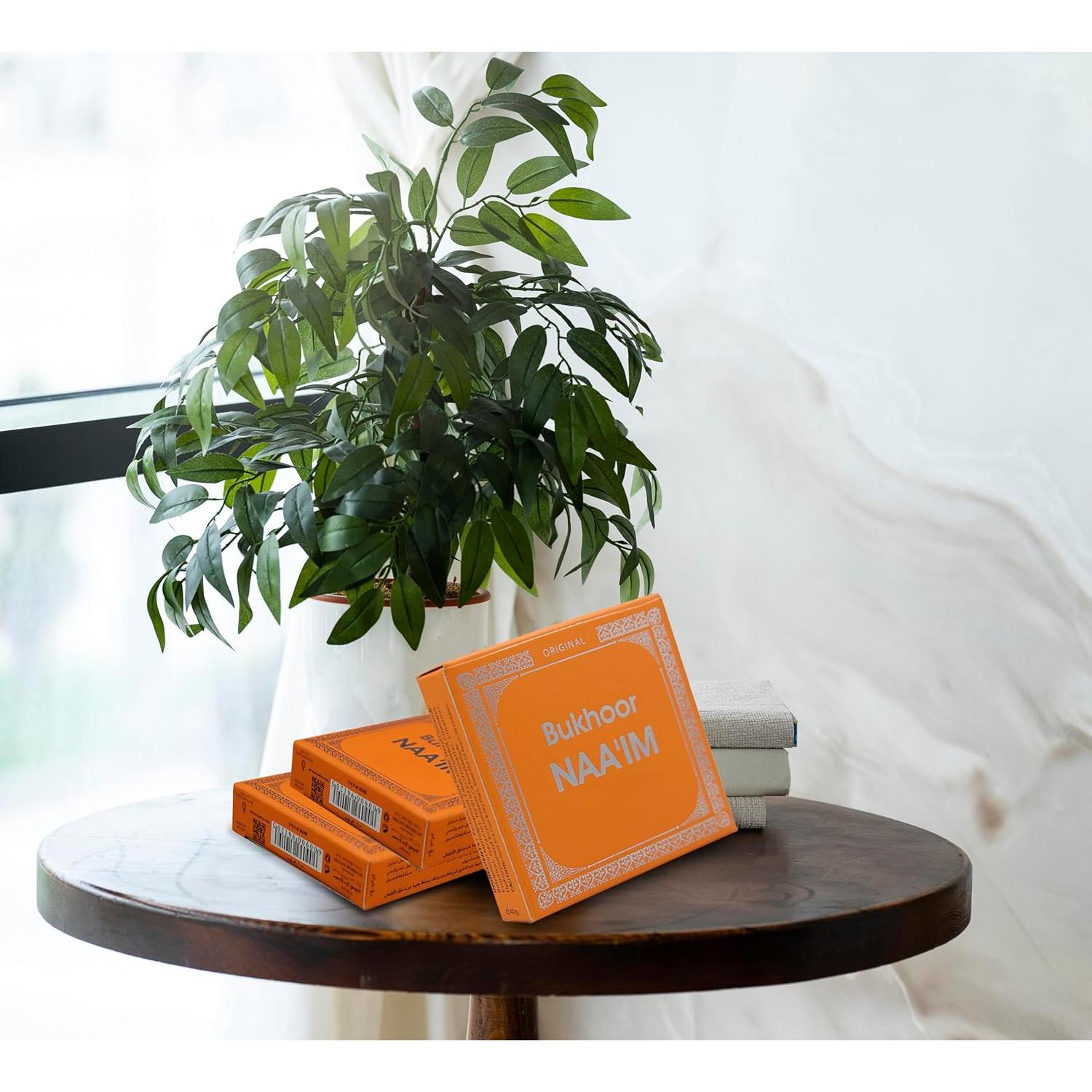 Incienso Bakhoor ARABIYAT Naaim 3 Paquete Sándalo Natural