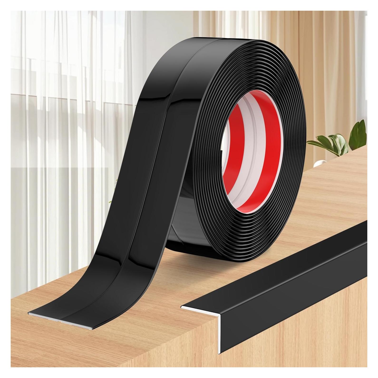 Protector de Esquinas de Pared Autoadhesivo Mavionor 2cm x 6.1m Negro