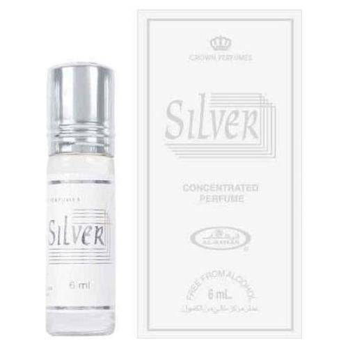 Aceite de Perfume Al-Rehab Plata 6ml Unisex Libre de Alcohol