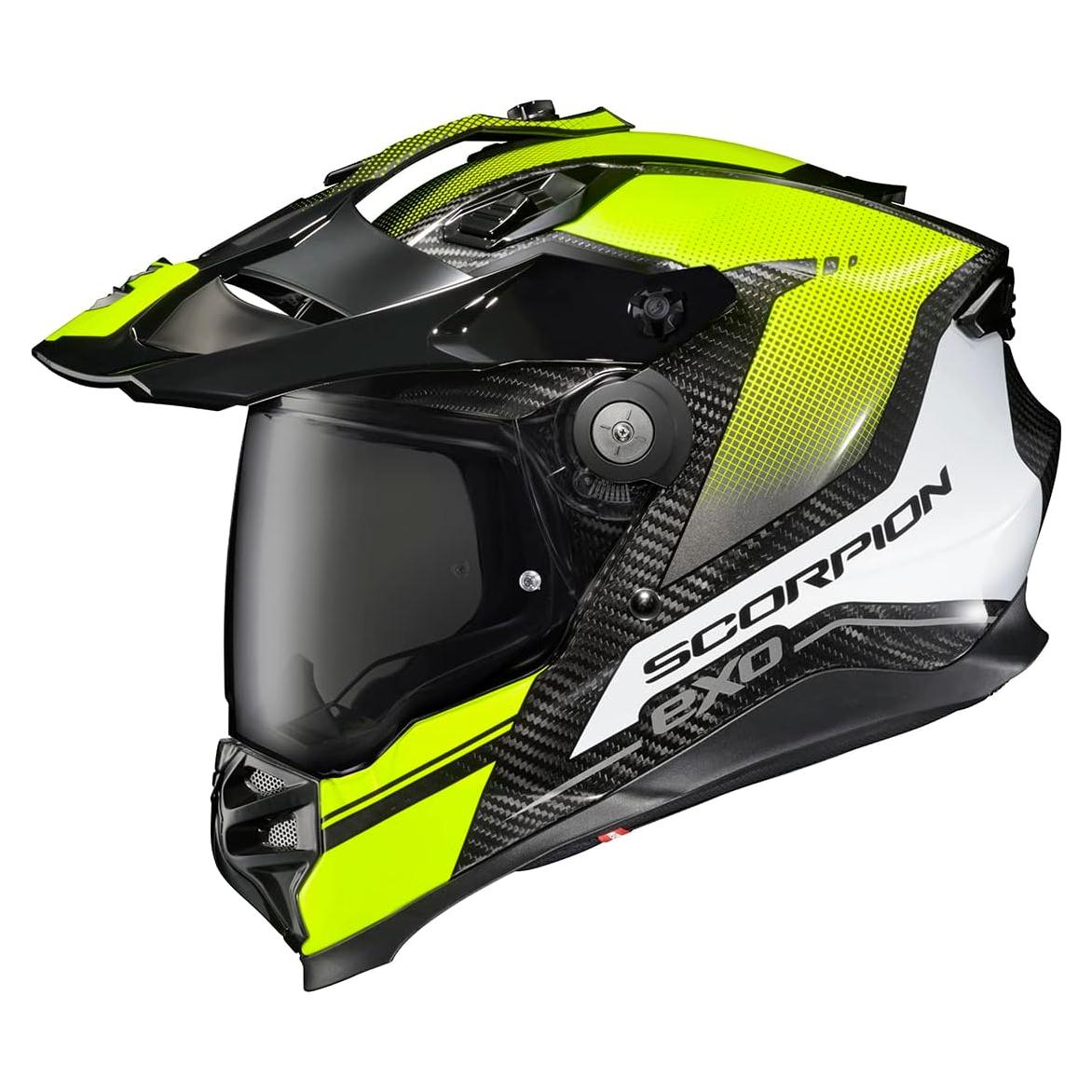Casco Integral ScorpionEXO XT9000 Fibra Carbono Aventura Grande
