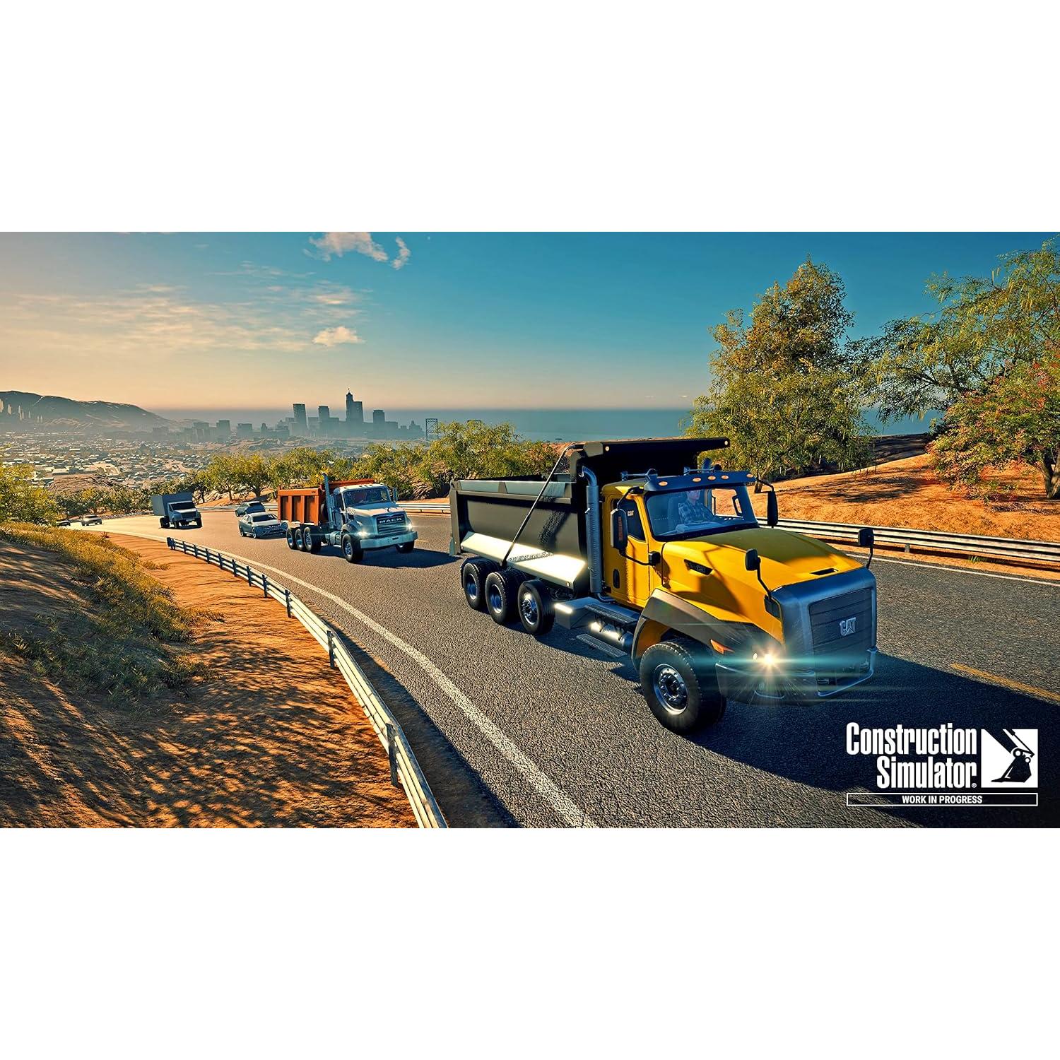 Simulador de Construcción PS5 - Astragon 90 máquinas y 2 mapas