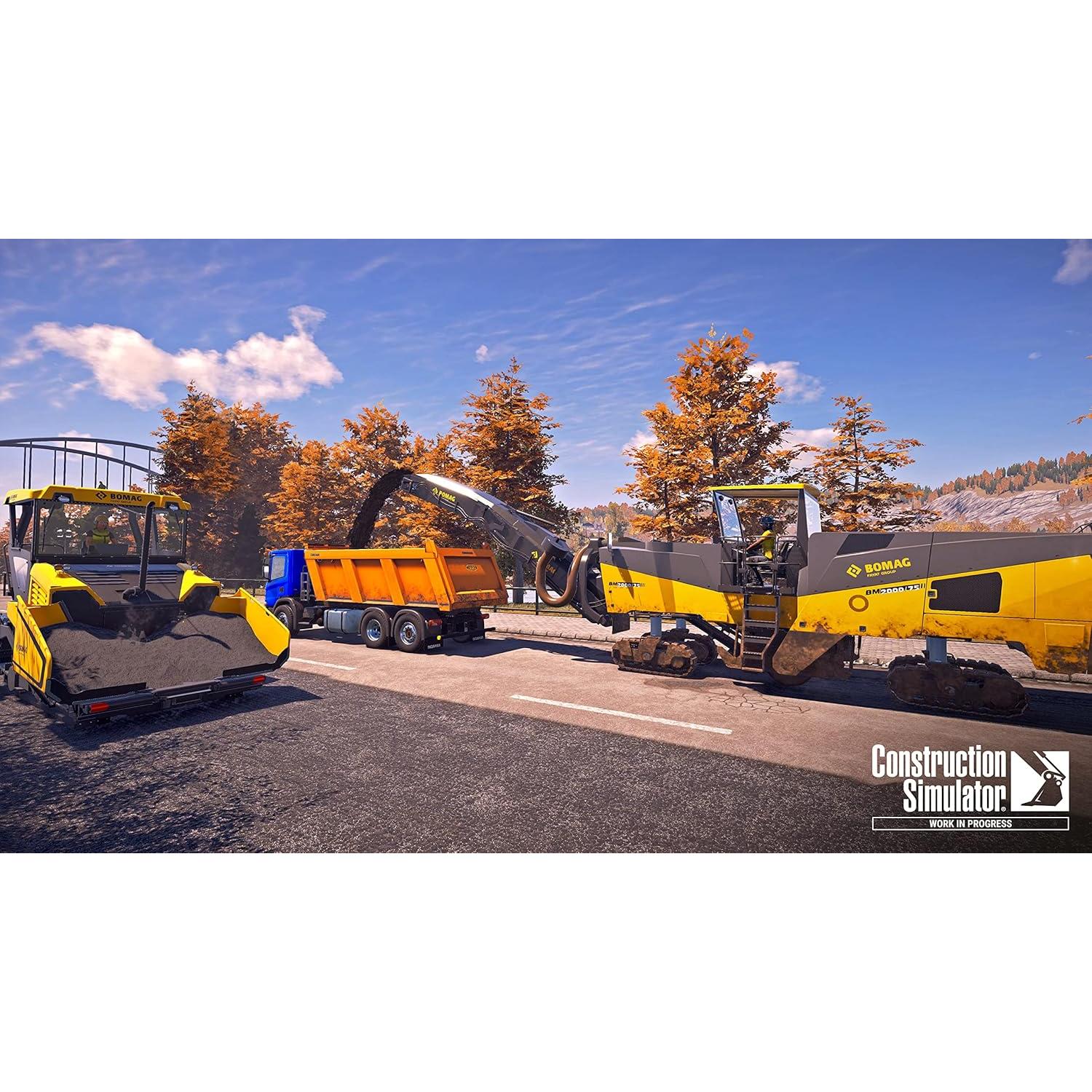 Simulador de Construcción PS5 - Astragon 90 máquinas y 2 mapas