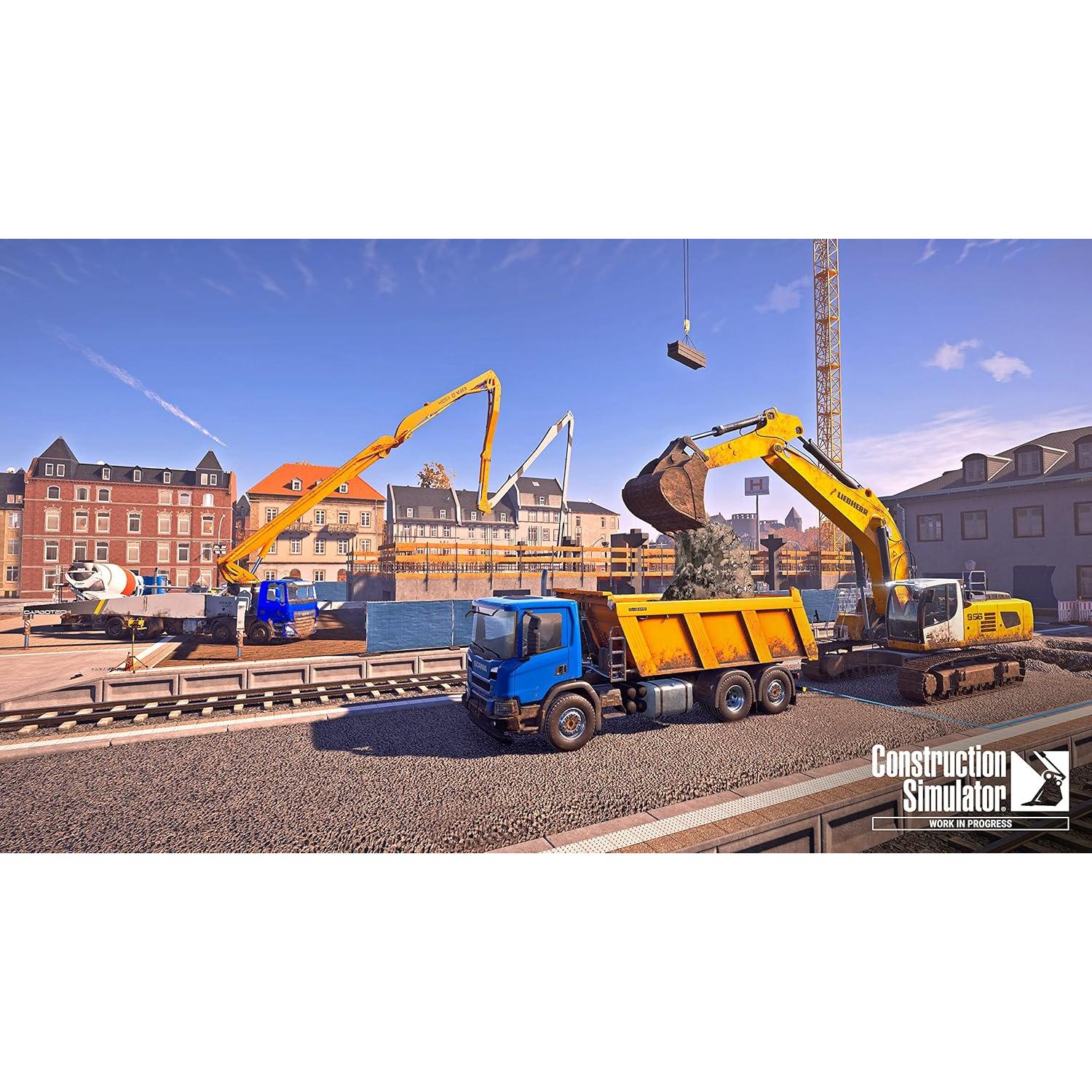 Simulador de Construcción PS5 - Astragon 90 máquinas y 2 mapas