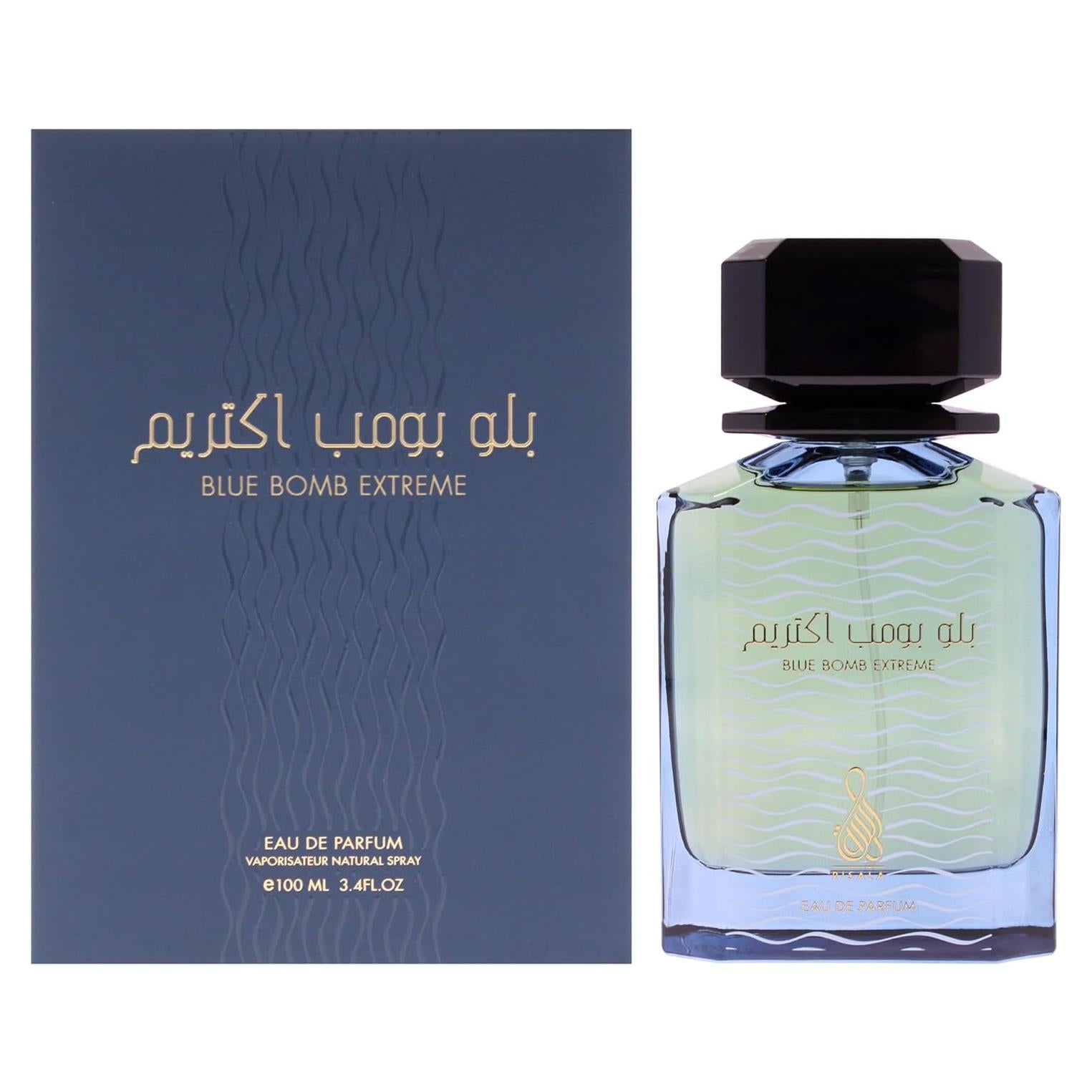 Risala Blue Bomb Extreme EDP 100 ml Unisex - Fragancia Amaderada