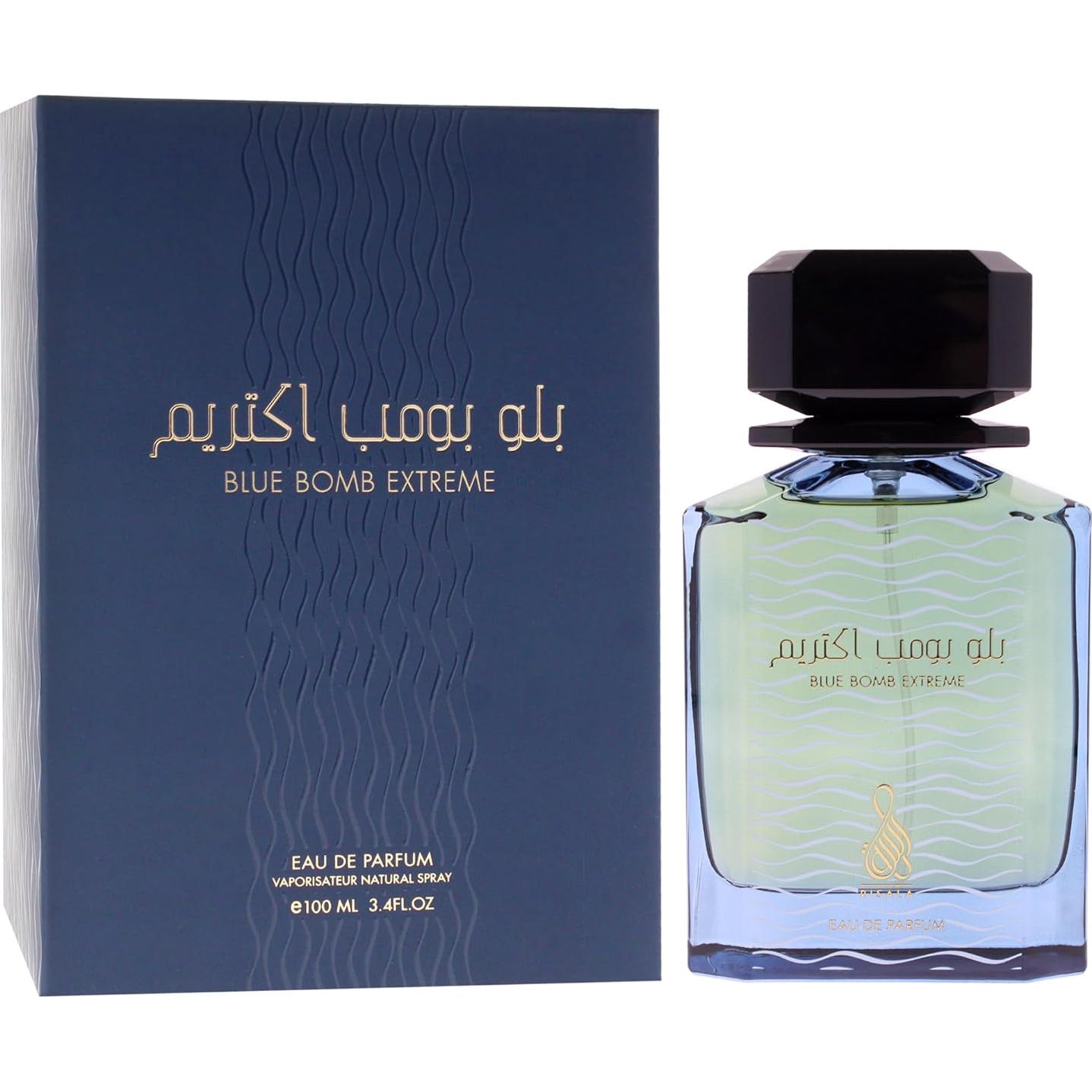 Risala Blue Bomb Extreme EDP 100 ml Unisex - Fragancia Amaderada