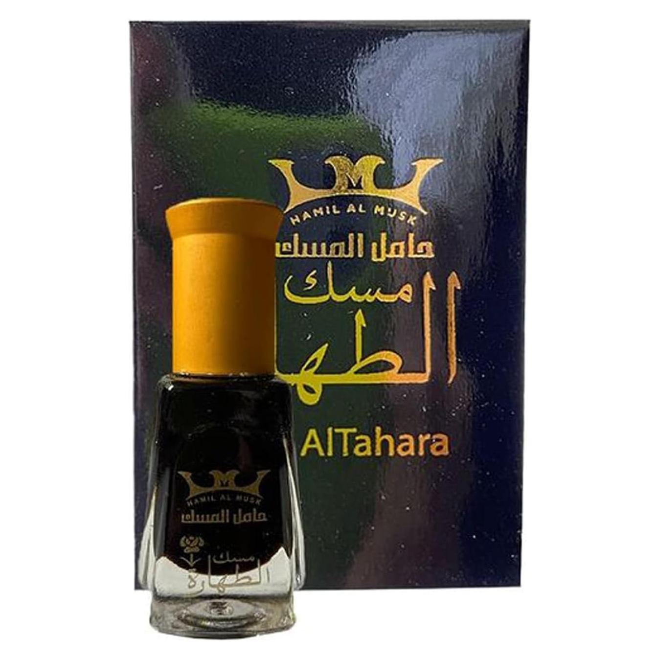 Aceite de Perfume Musk Al Tahara Negro 32g - Fragancia Árabe