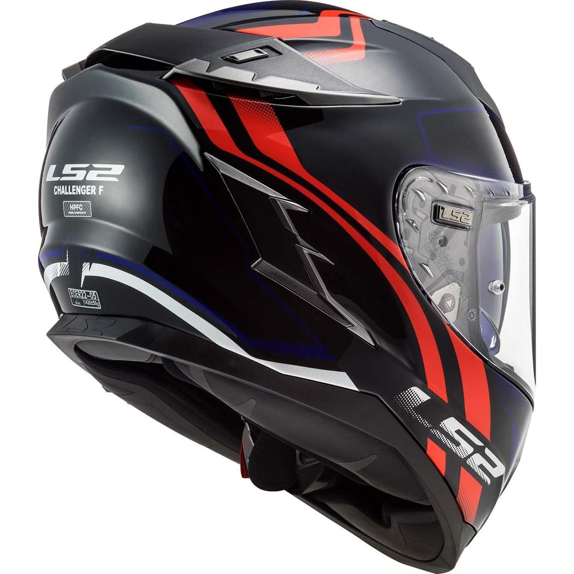 Casco Integral LS2 Challenger GT 3X-Large Rojo/Azul Mate
