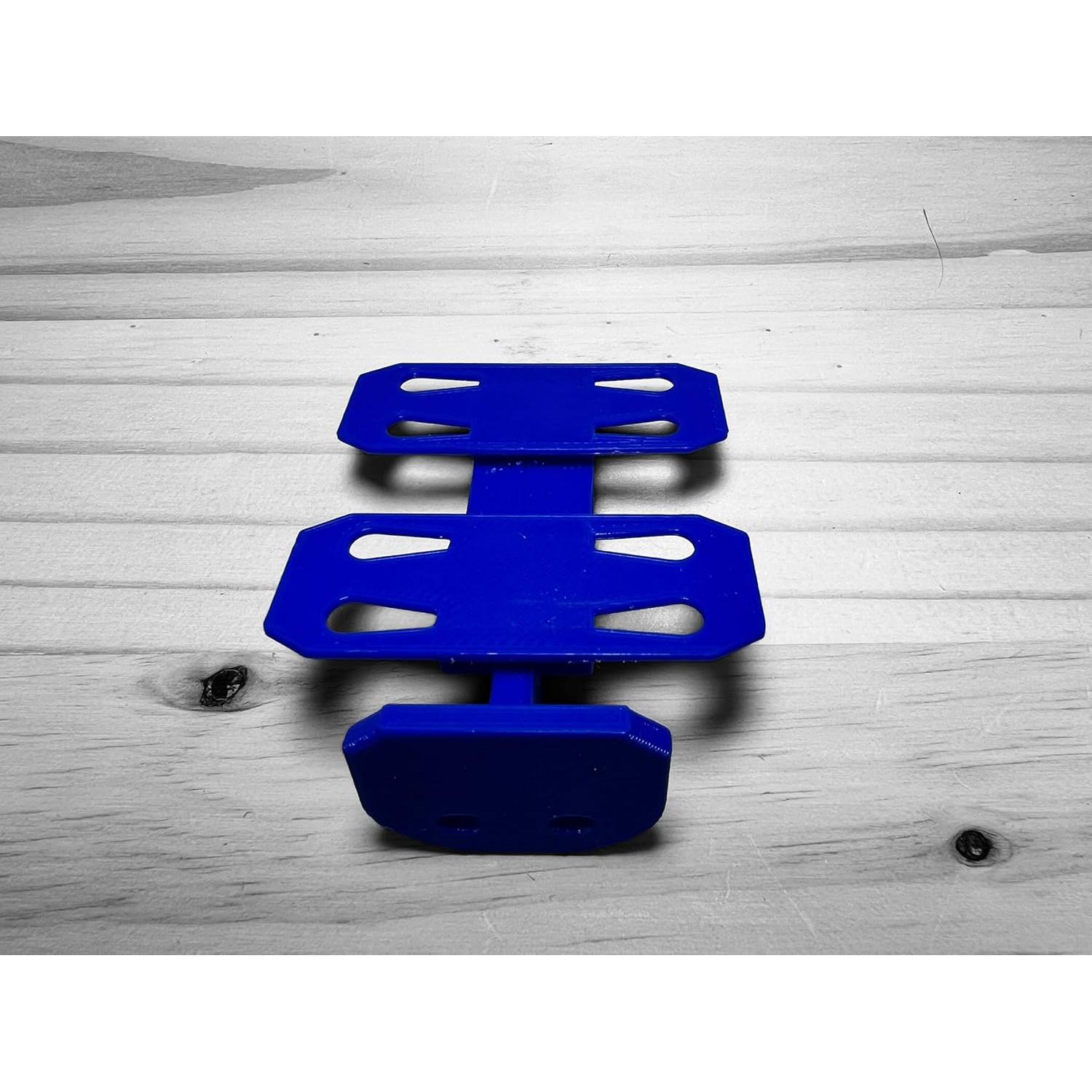 Soporte de Pared para Pistas Hot Wheels - 2 Carriles Azul