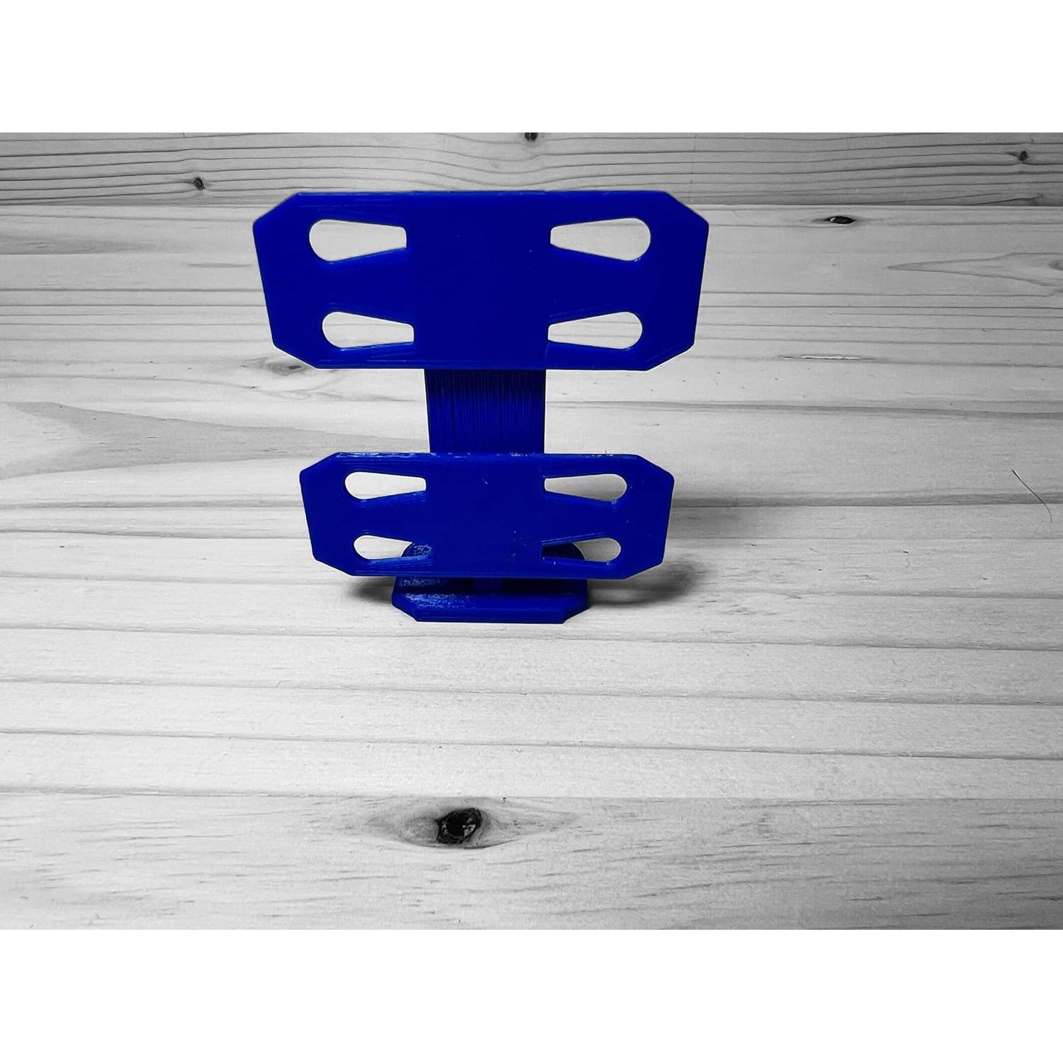 Soporte de Pared para Pistas Hot Wheels - 2 Carriles Azul