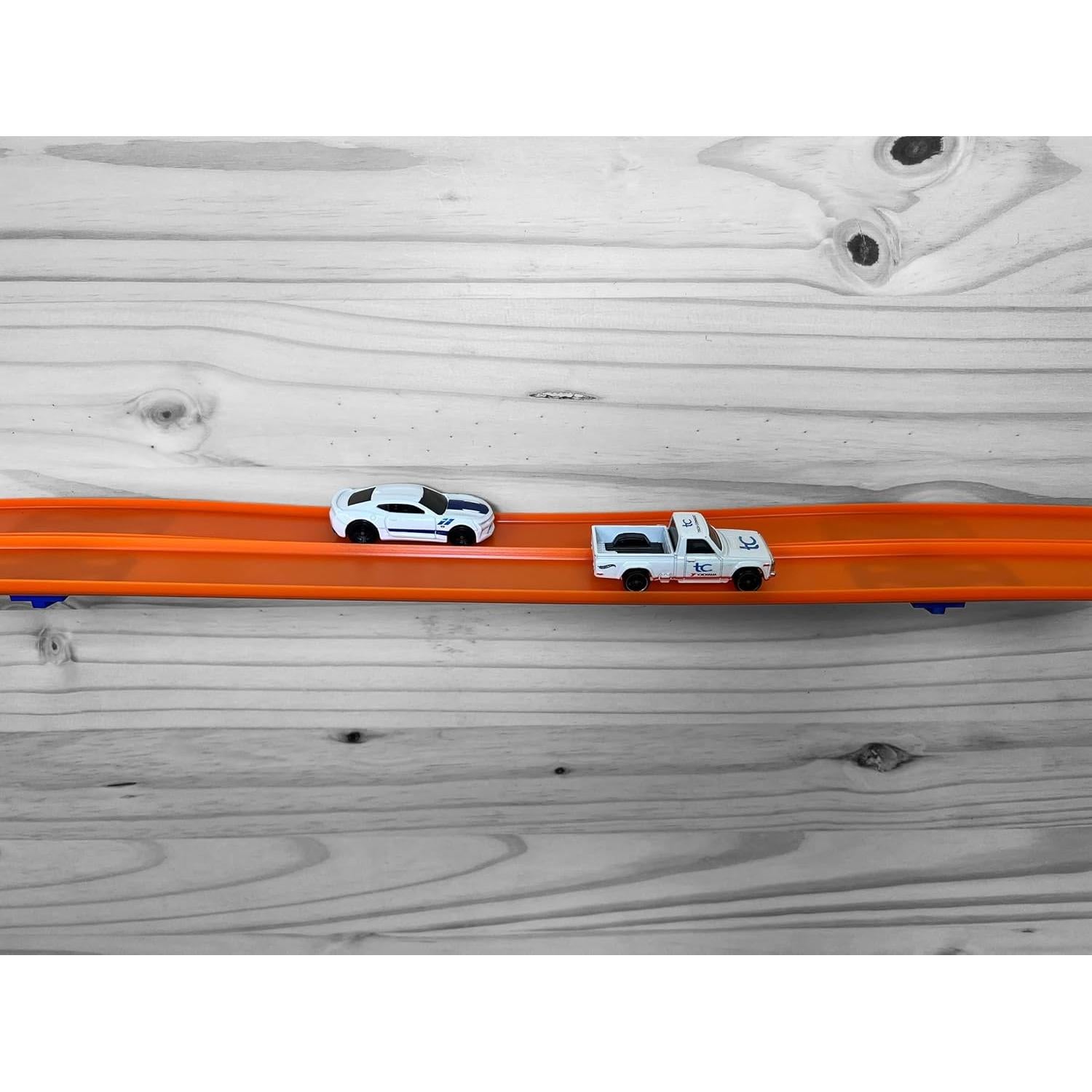 Soporte de Pared para Pistas Hot Wheels - 2 Carriles Azul