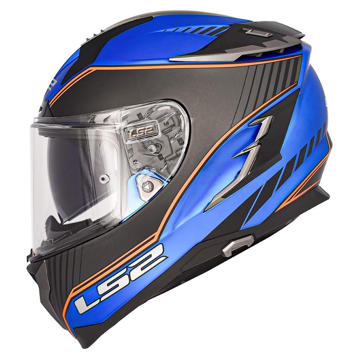Casco LS2 Full Face Challenger GT Fibra Carbono Azul