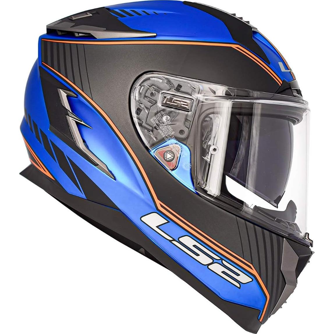 Casco LS2 Full Face Challenger GT Fibra Carbono Azul