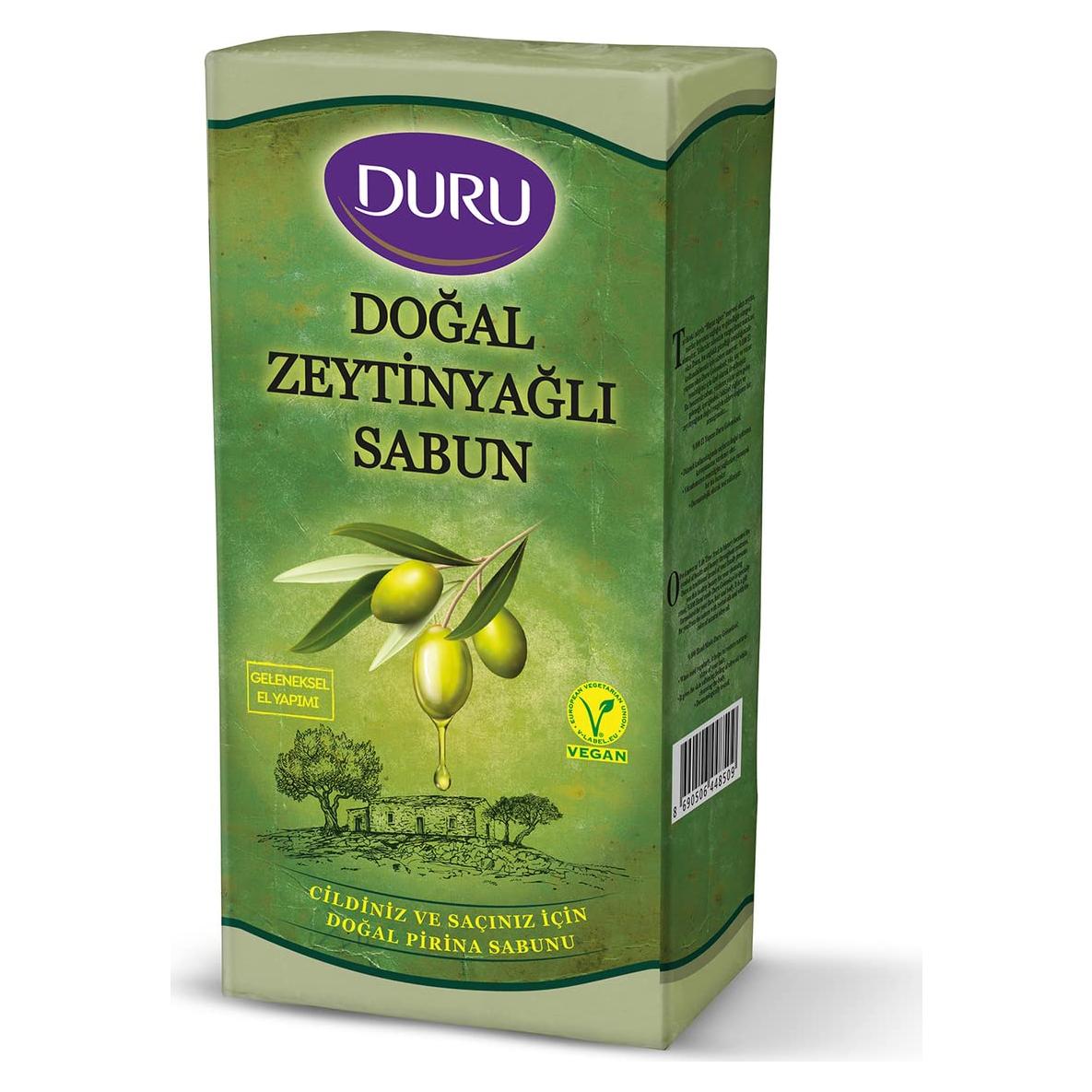 Jabón Natural de Aceite de Oliva Duru 100% Hecho a Mano 200g