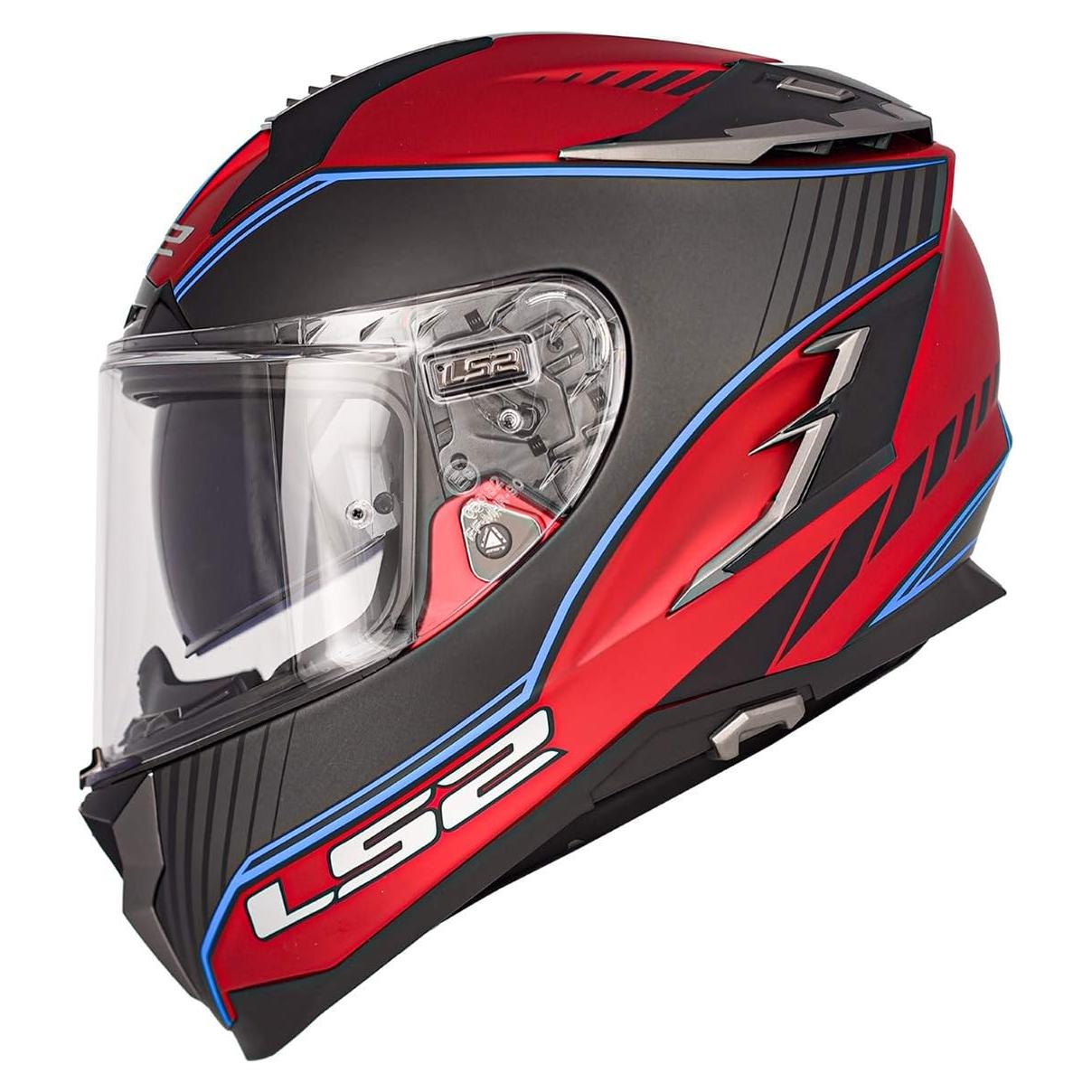 Casco Integral LS2 Challenger GT Fibra Carbono Rojo Mate