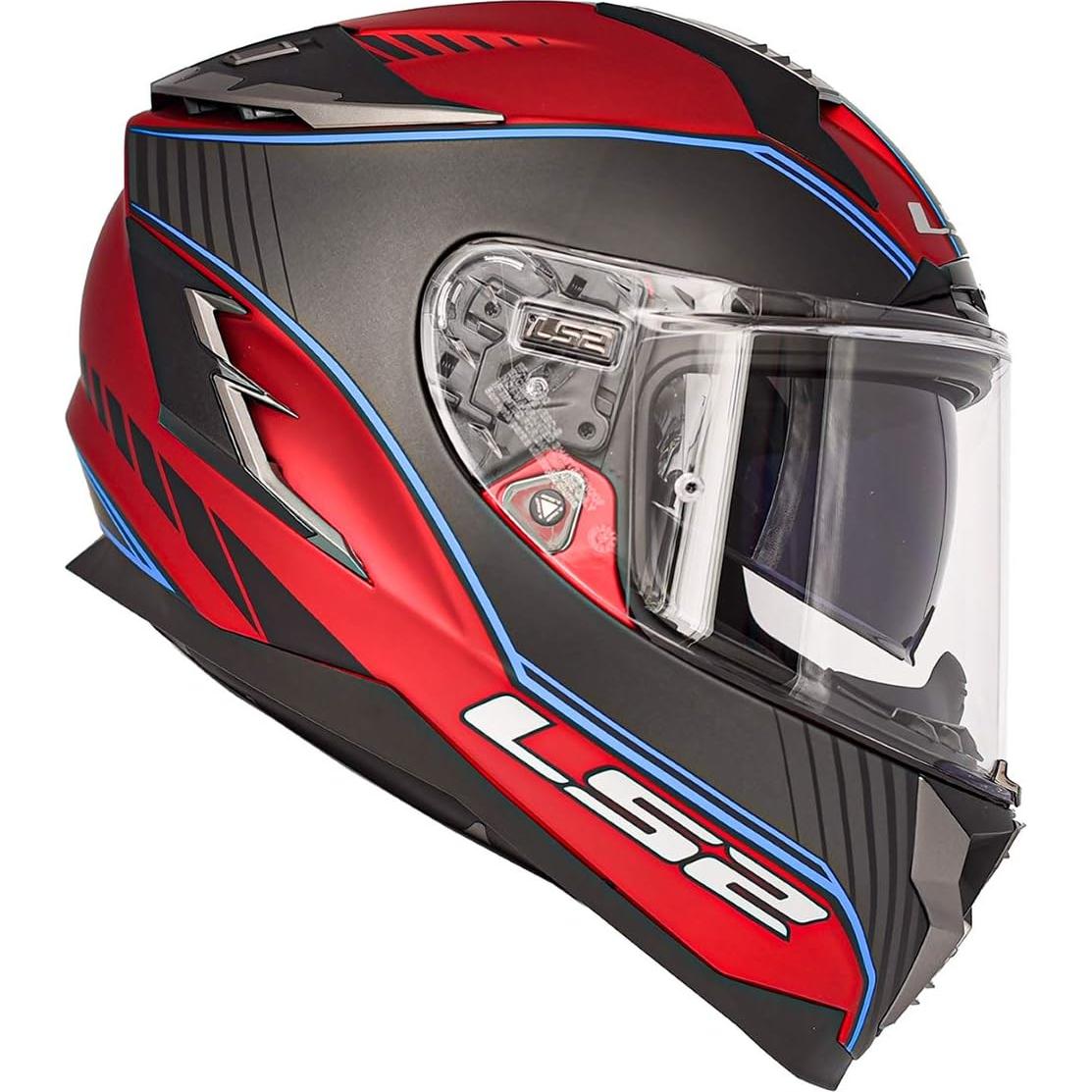 Casco Integral LS2 Challenger GT Fibra Carbono Rojo Mate