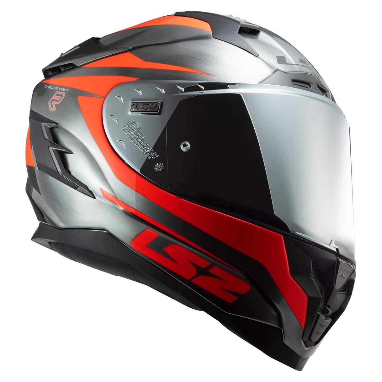 Casco Integral LS2 Challenger GT XX-Large Naranja Fluo