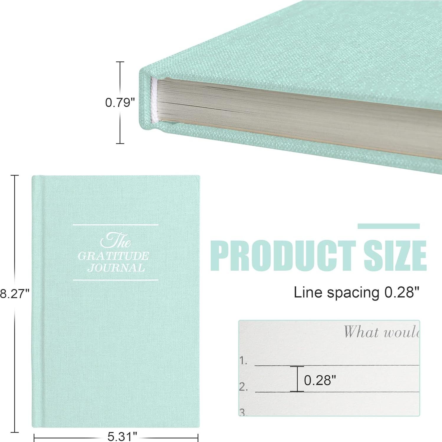 Diario de Gratitud EMOMAS A5 Azul Claro - Planificador de Vida