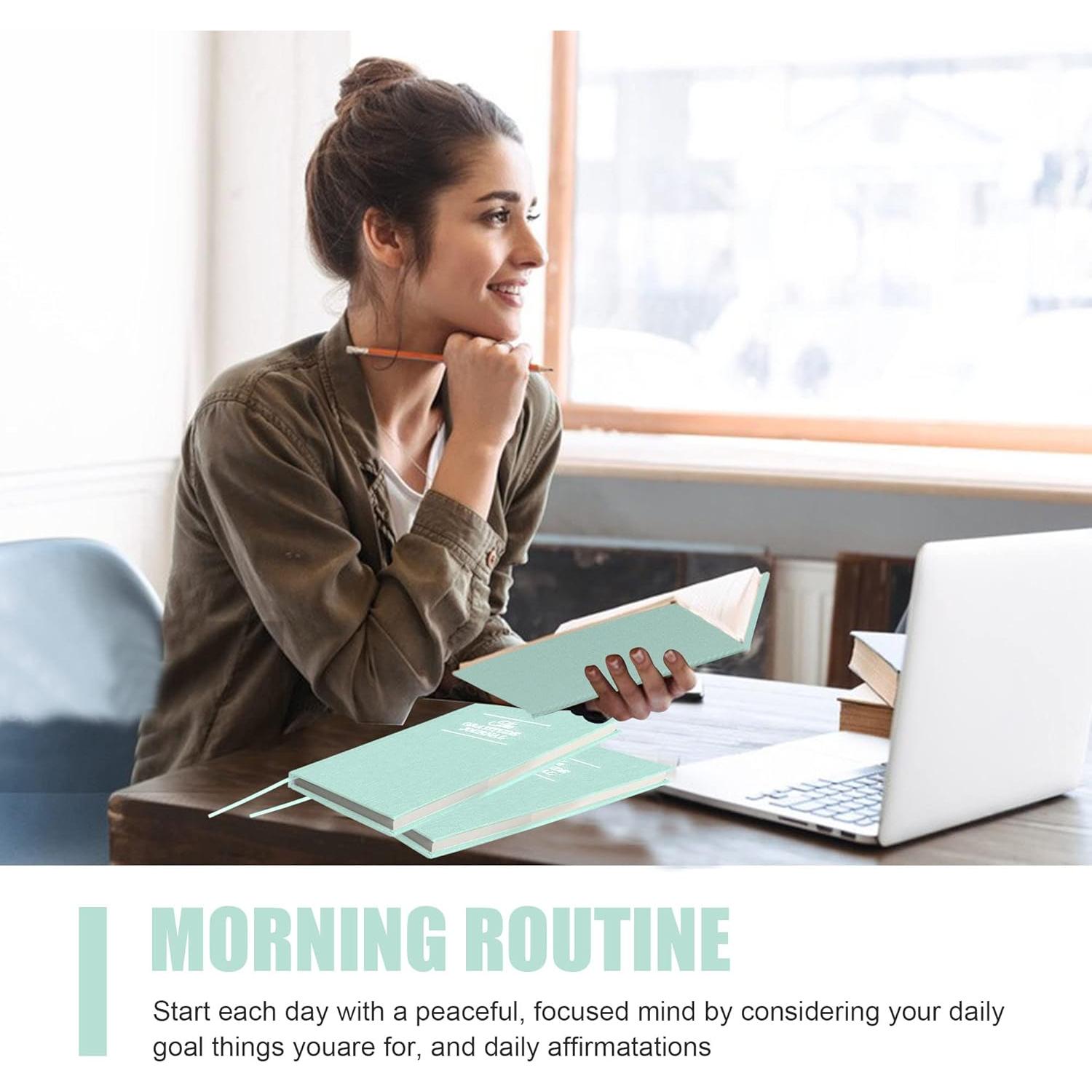 Diario de Gratitud EMOMAS A5 Azul Claro - Planificador de Vida