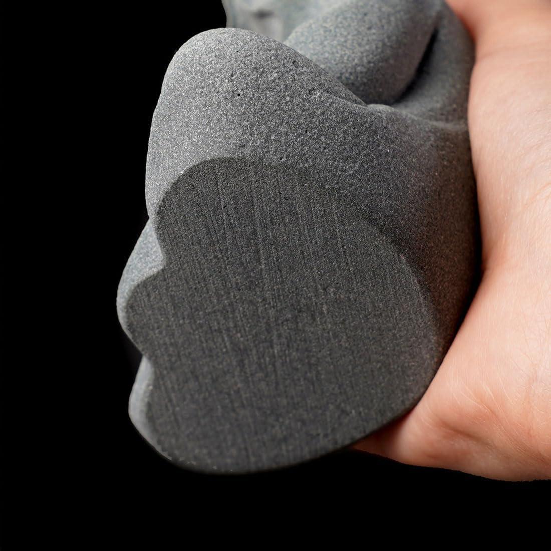 Estatua de Buda de arenisca Livelyfish para acuario 10.7 cm