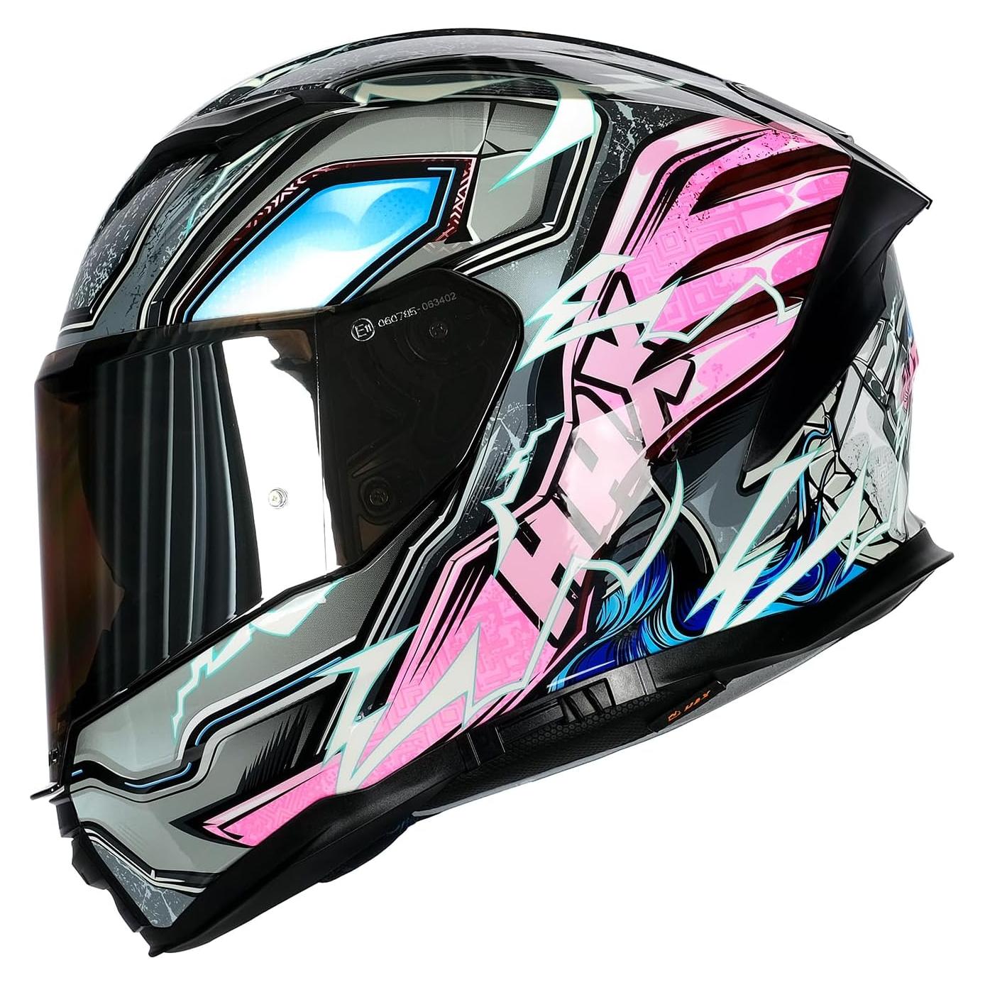 Casco HAX Fuerza Aerodinámico Rosa Trueno para Bicicleta