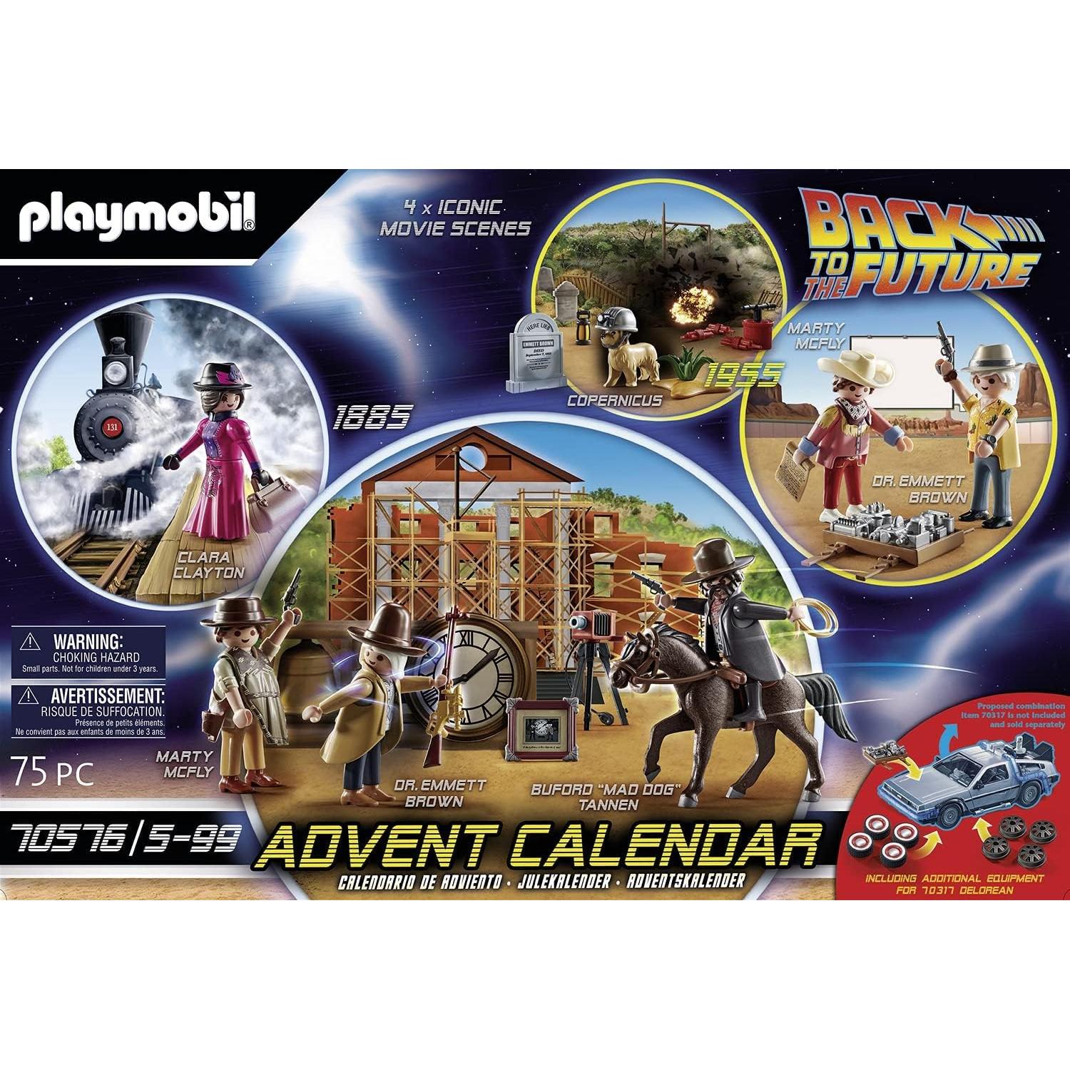 Calendario de Adviento PLAYMOBIL Regreso al Futuro 1885