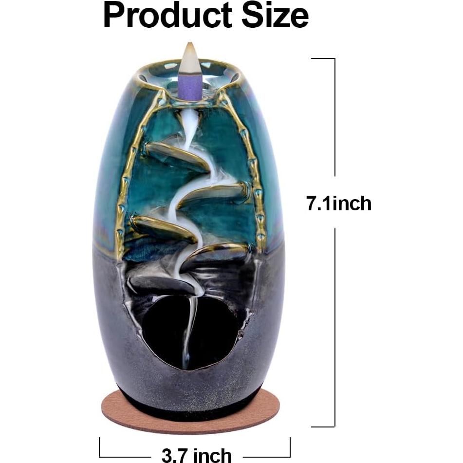 Soporte de Incienso de Cerámica SPACEKEEPER con 120 Conos