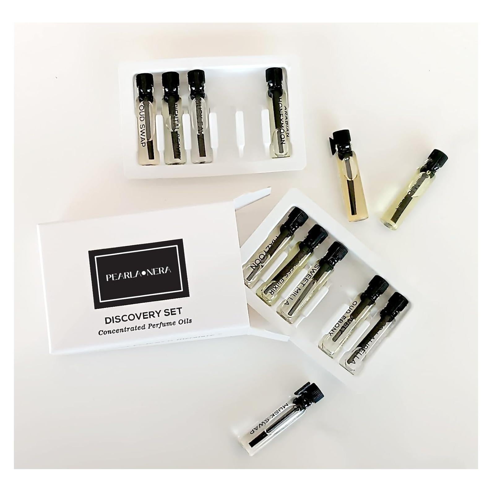 Kit de Muestras de Aceite de Perfume PEARLANERA - 12 Fragancias 1mL