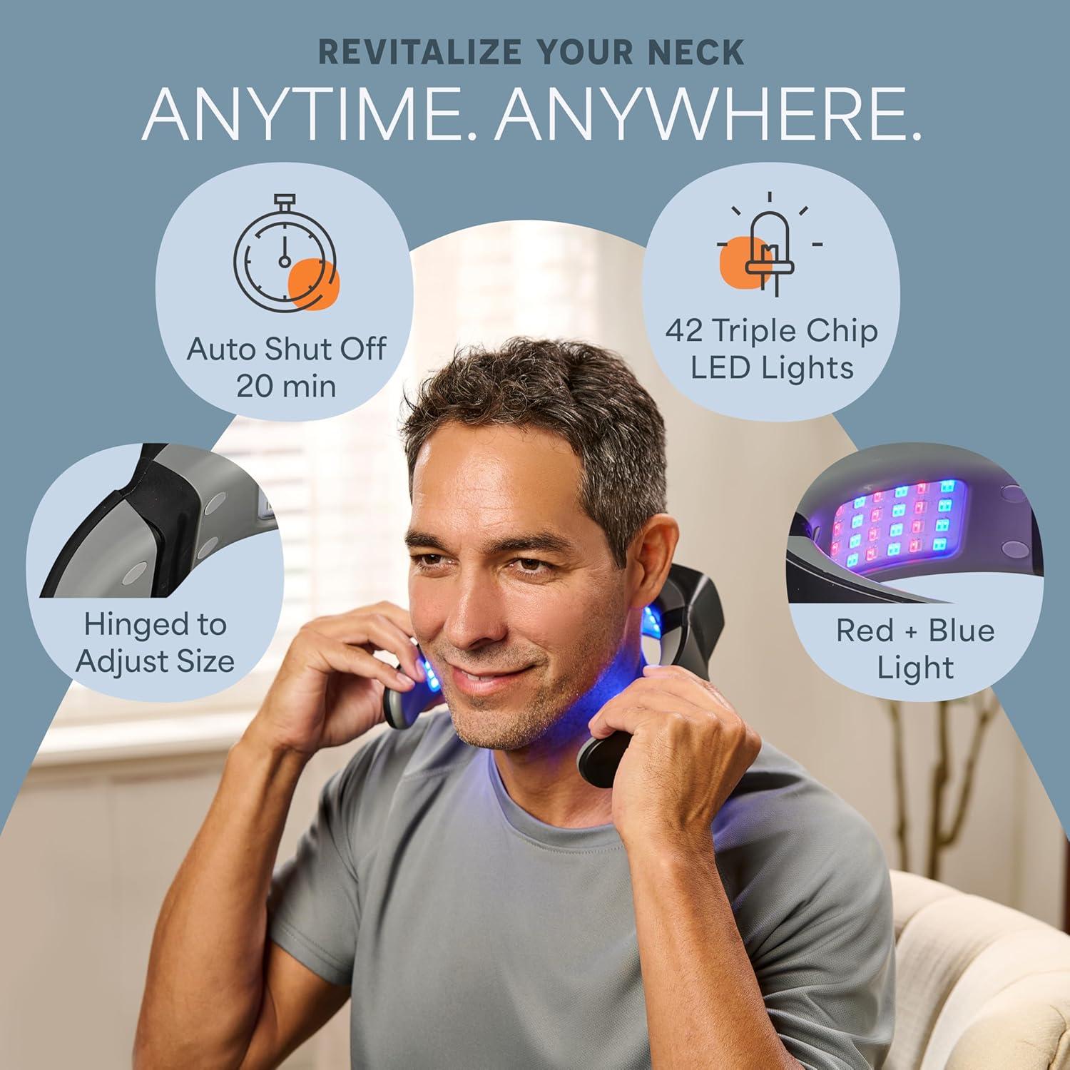 Terapia de Luz Roja LifePro para Cuello Compacto 3 Modos