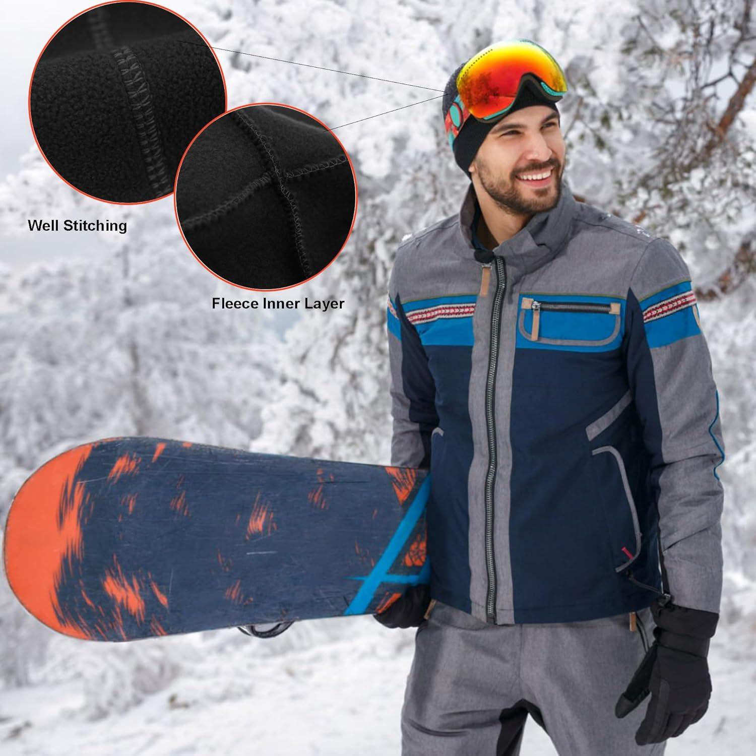 Gorros de Forro Polar 12 Piezas para Hombres y Mujeres