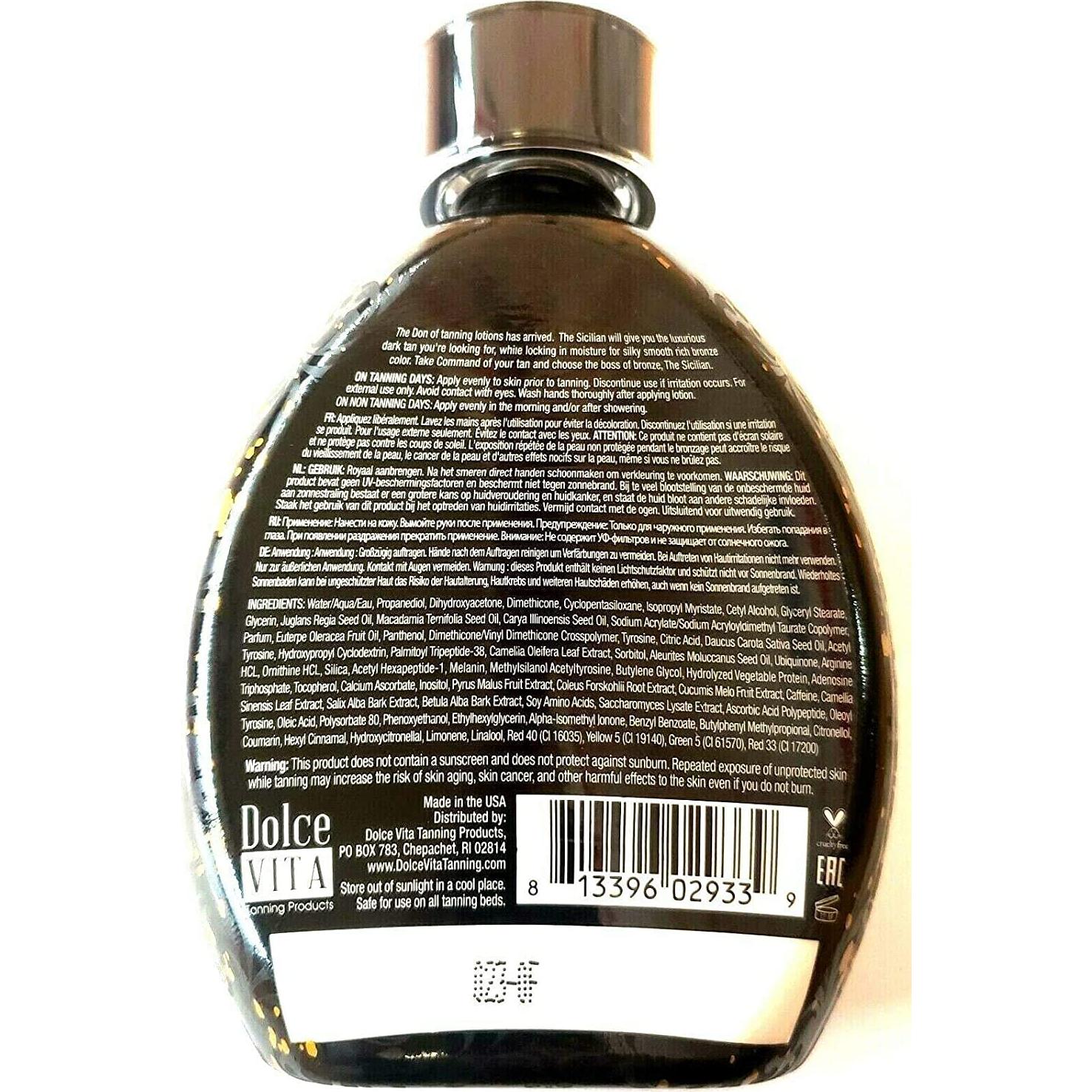 Loción Bronceadora El Siciliano 200X 382.7g - Bronceado Oscuro