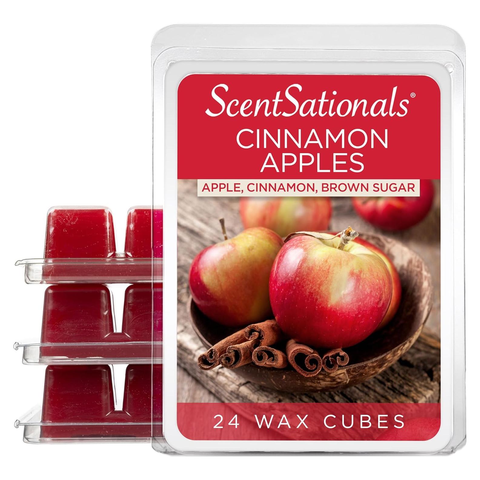 Cera Aromática Scentsationals 10oz Manzanas con Canela