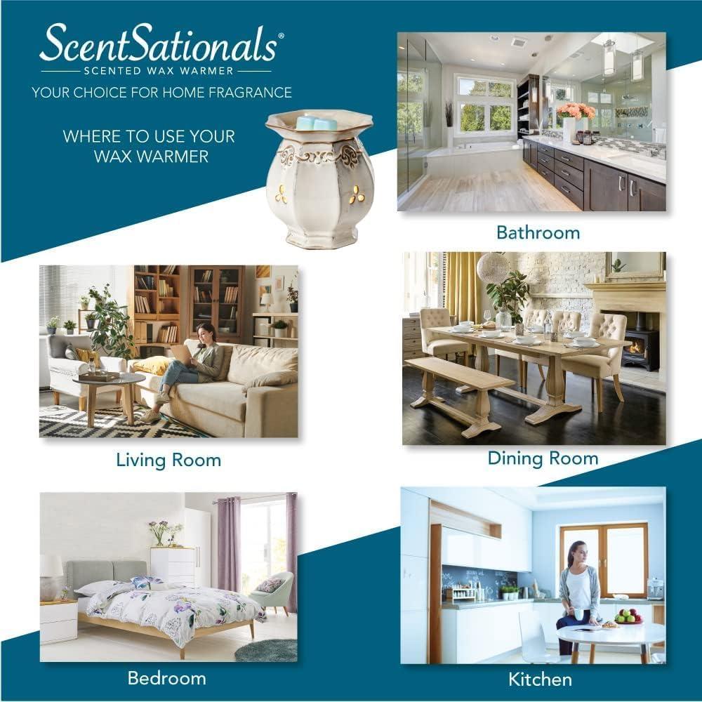 Cera Aromática Scentsationals 10oz Manzanas con Canela