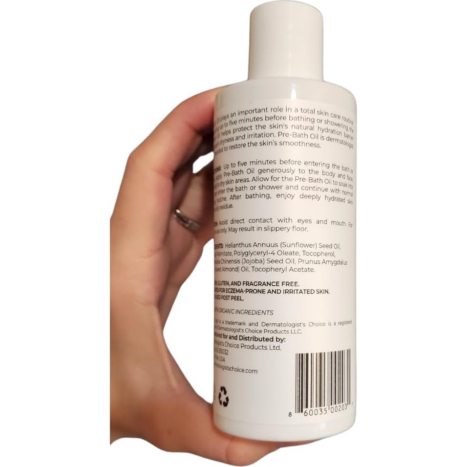Aceite Pre-Baño Elección del Dermatólogo 136g Piel Seca