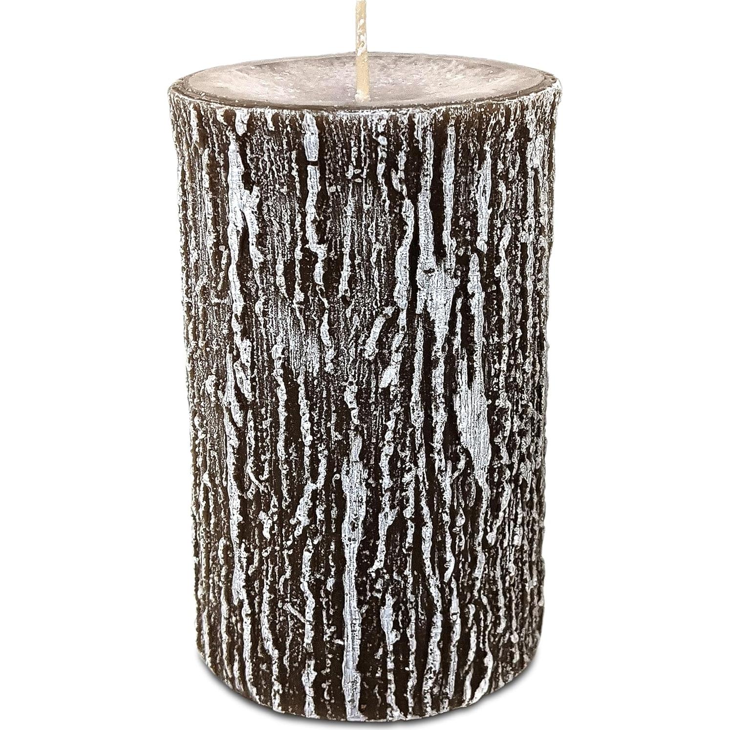 Velas de Pilar Hyoola Timberline - Paquete de 2 - 75mm x 130mm