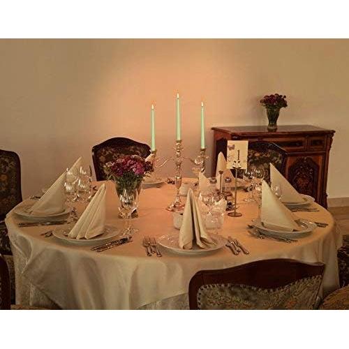 Hyoola Velas Taper Altas 35.56 cm Verde Apio 12 Unidades Sin Goteo