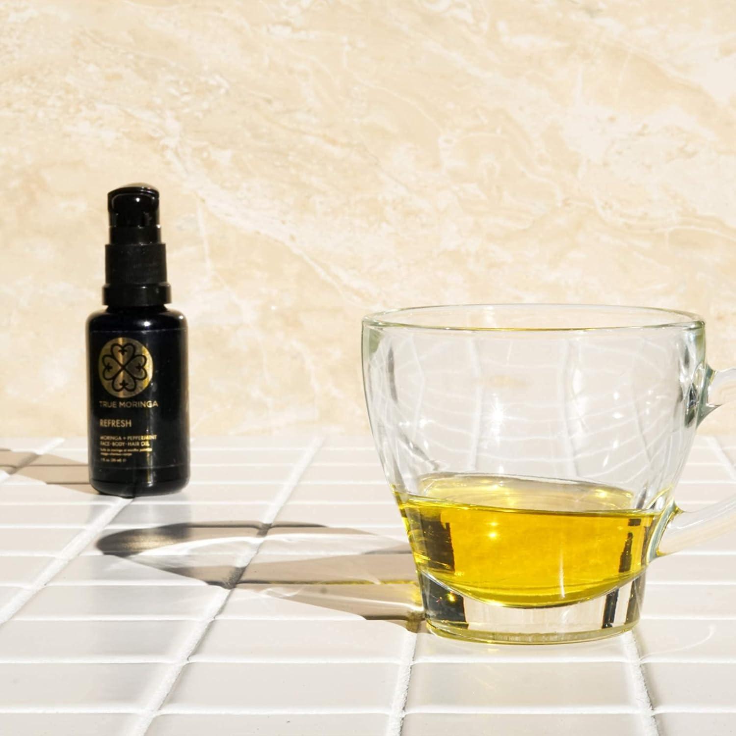 Aceite de Moringa 100% Puro True Moringa 30ml - Hidratante Facial y Capilar